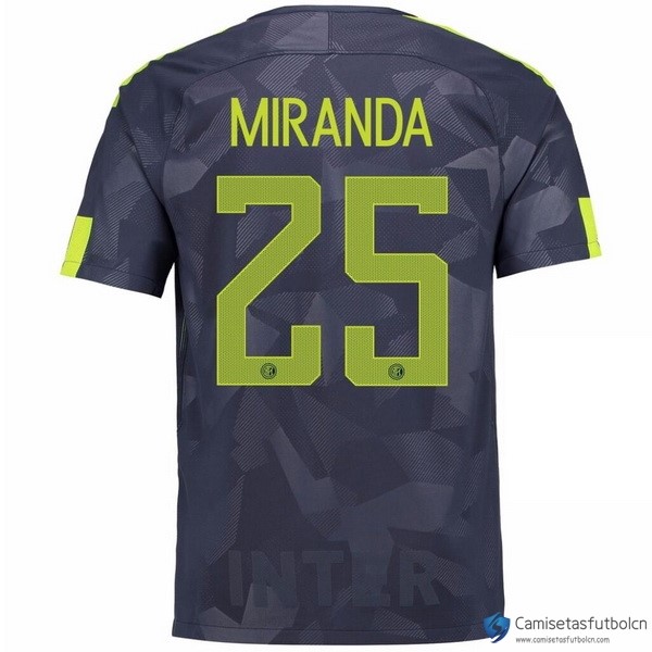 Camiseta Inter Tercera equipo Miranda 2017-18